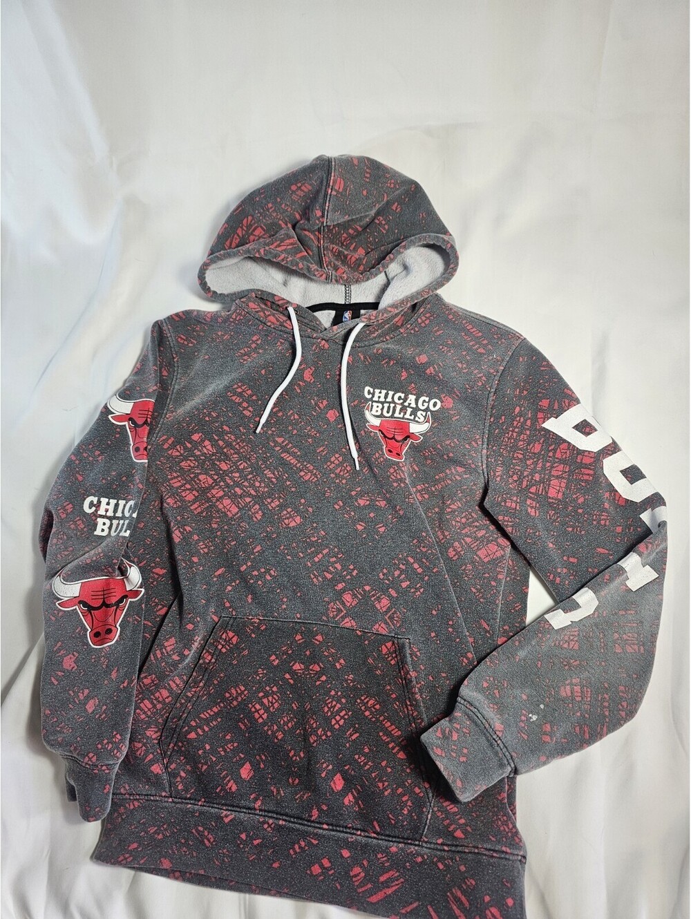 NBA Chicago Bulls Pullover Hoodie Sweatshirt, Size S